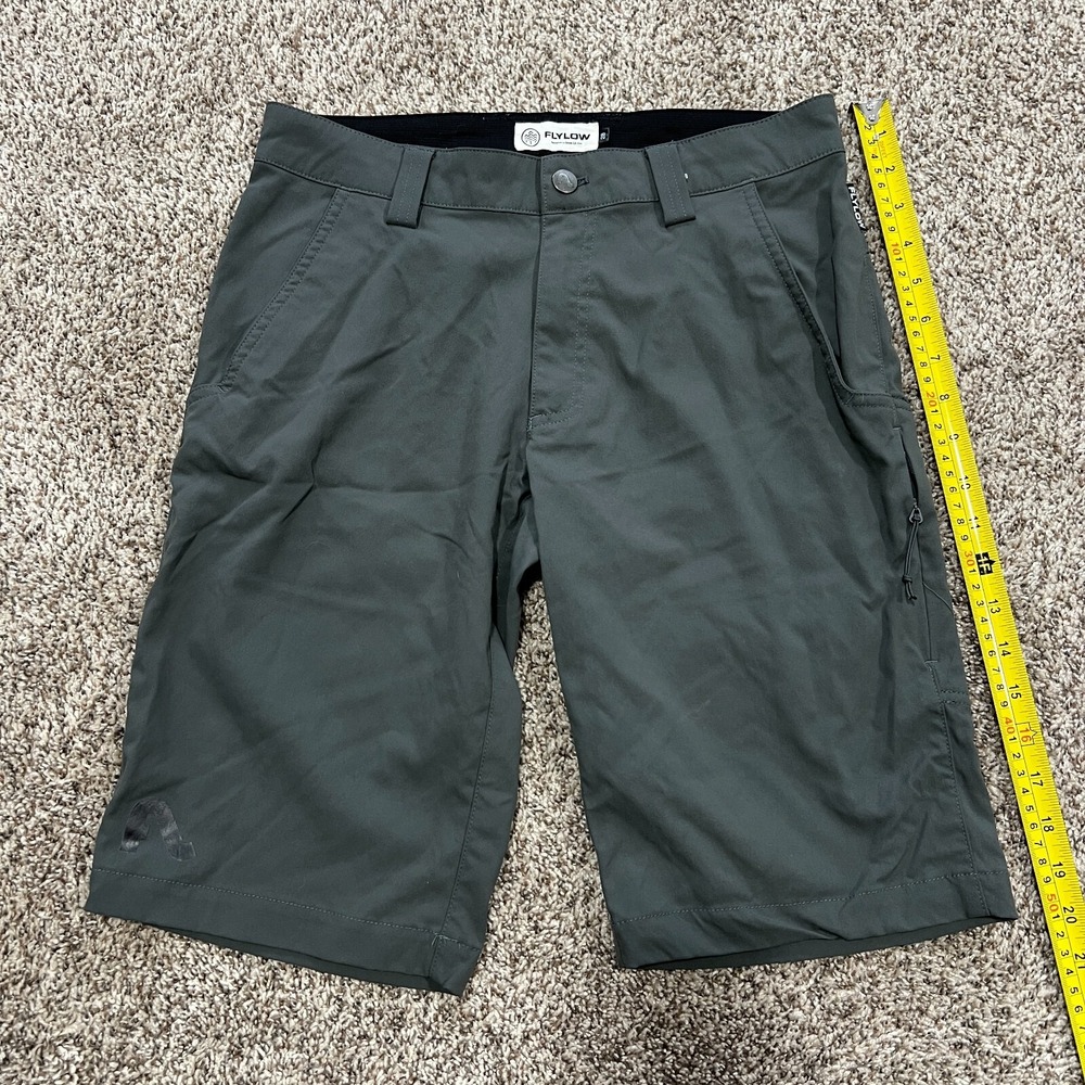 Flylow Shorts Men Gray Athletic Sport Lightweight MTB Casual Outdoor 29 Cycling
